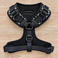 Load image into Gallery viewer, Lottie Luxe Black & White Tweed Dog Harness