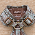 Load image into Gallery viewer, Oatmeal Tweed Effect Puppy Harness