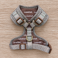 Load image into Gallery viewer, Oatmeal Tweed Effect Puppy Harness