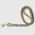 Load image into Gallery viewer, Oatmeal Tweed Effect Dog Lead