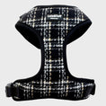 Load image into Gallery viewer, Lottie Luxe Black & White Tweed Dog Harness