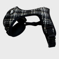 Load image into Gallery viewer, Lottie Luxe Black & White Tweed Dog Harness