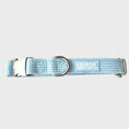 Load image into Gallery viewer, Baby Blue Corduroy Adjustable Dog Collar