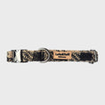 Load image into Gallery viewer, Black & Tan Tweed Adjustable Dog Collar