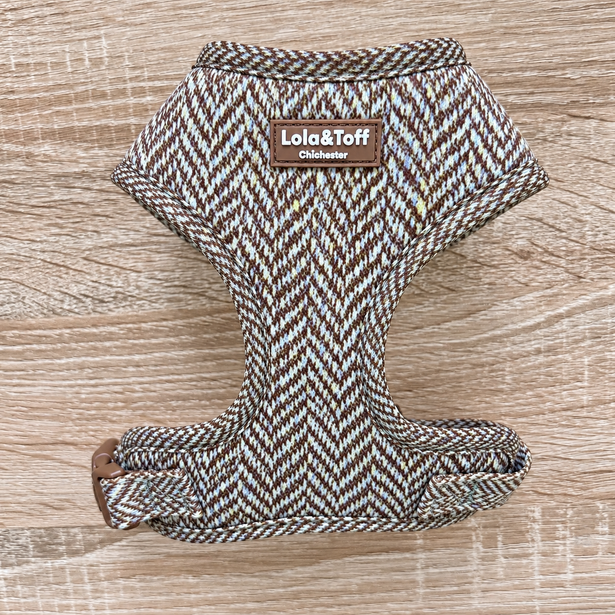 Oatmeal Tweed Effect Puppy Harness