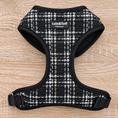 Load image into Gallery viewer, Lottie Luxe Black & White Tweed Dog Harness
