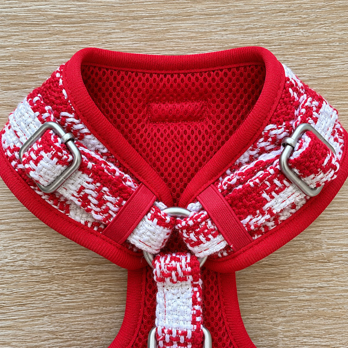 Poppy Luxe Tweed Dog Harness