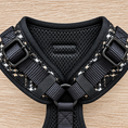 Load image into Gallery viewer, Lottie Luxe Black & White Tweed Dog Harness
