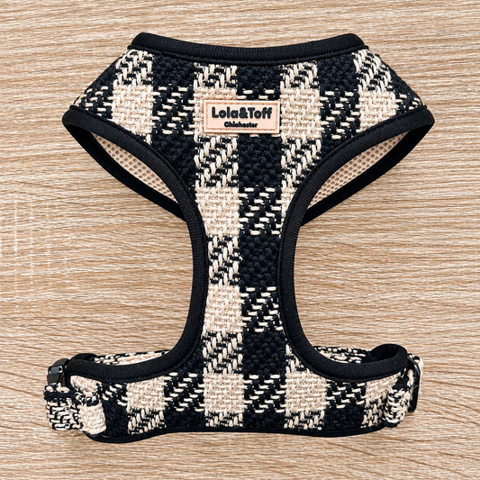 Black and Tan Tweed Harness