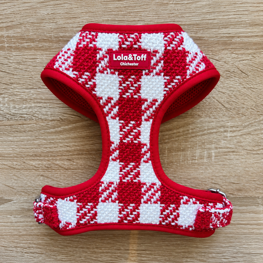 Poppy Luxe Tweed Dog Harness