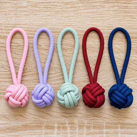 Pink Rope Knot Dog Toy