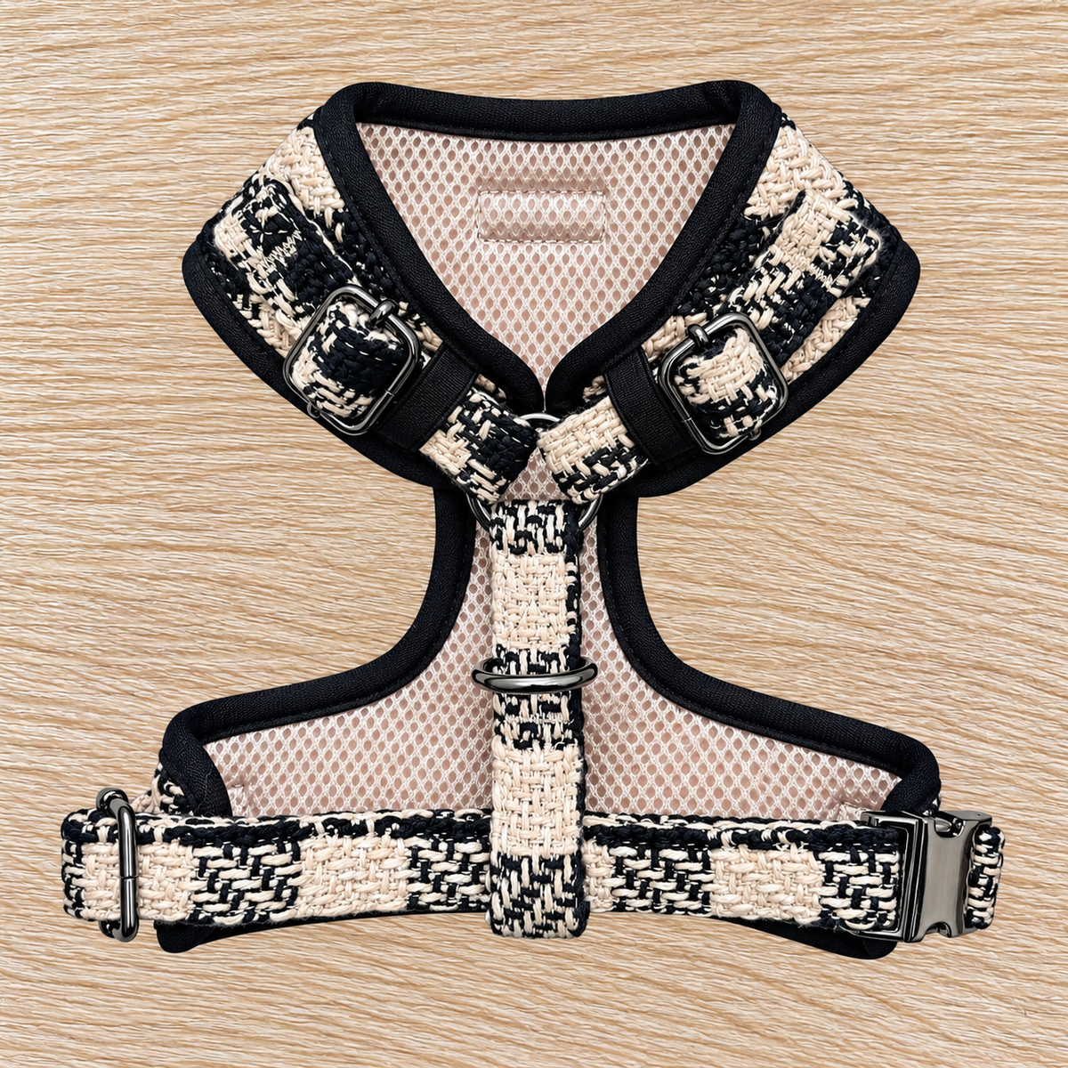 Black and Tan Tweed Harness