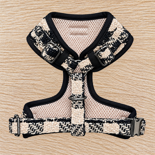 Black and Tan Tweed Harness
