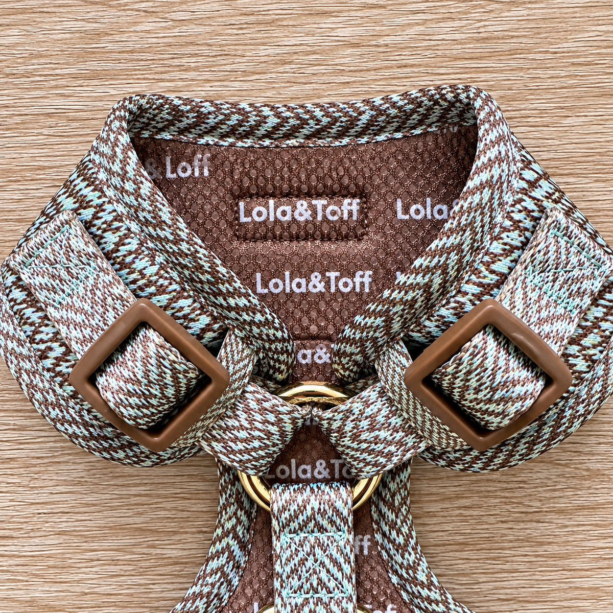 Oatmeal Tweed Effect Puppy Harness