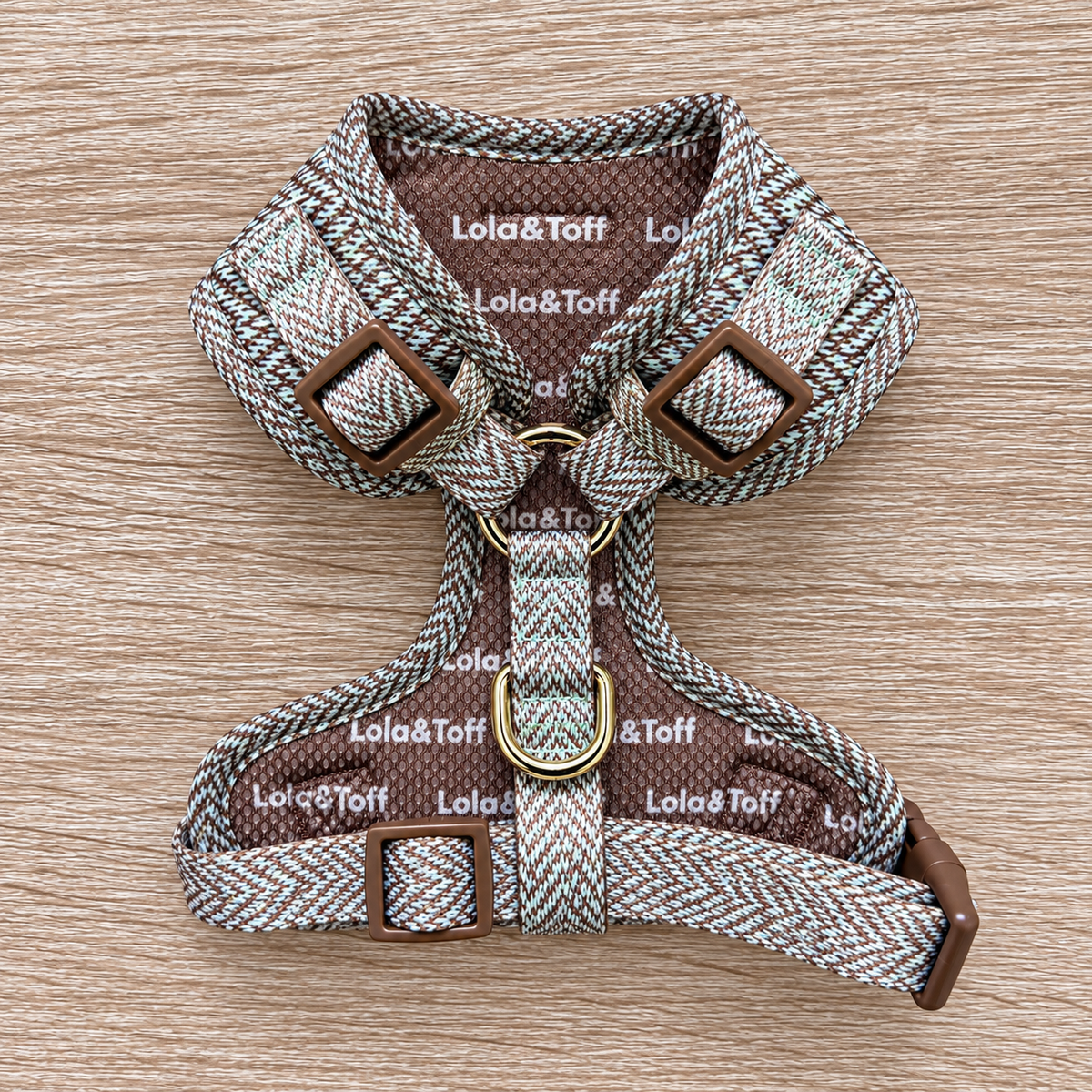 Oatmeal Tweed Effect Puppy Harness