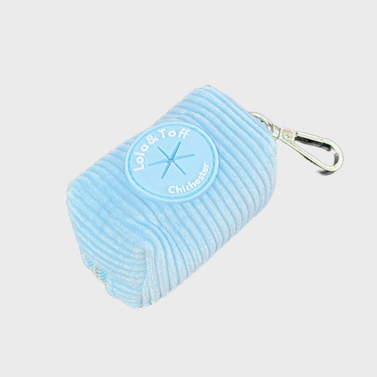 Baby Blue Corderoy - Poop Bag Holder