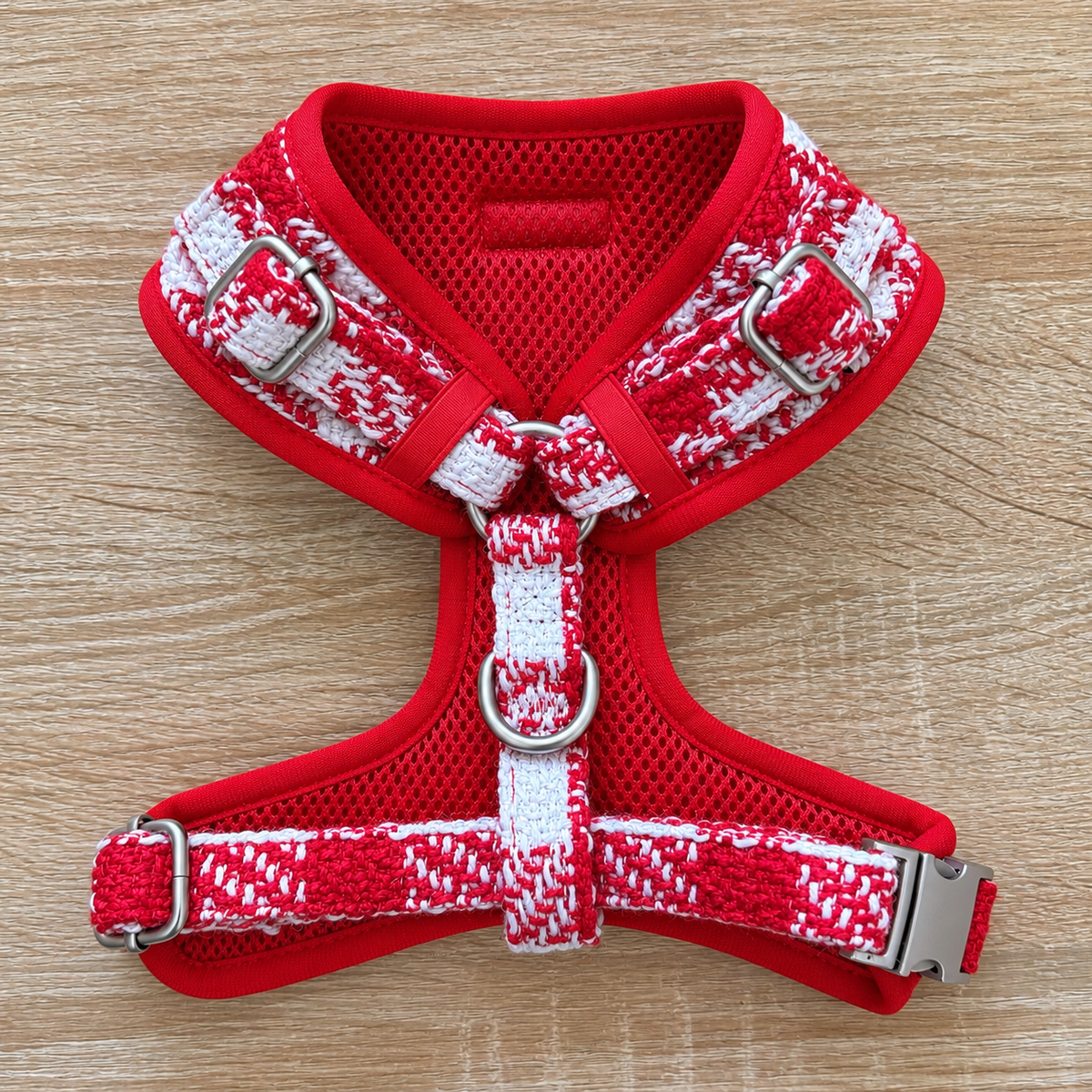 Poppy Luxe Tweed Dog Harness