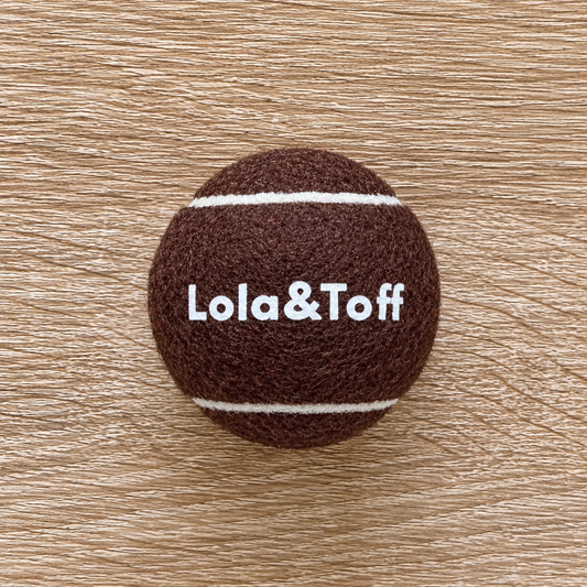 Chocolate Brown Playtime Dog Ball