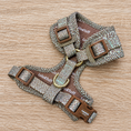 Load image into Gallery viewer, Oatmeal Tweed Effect Puppy Harness
