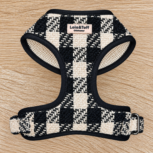 Black and Tan Tweed Harness