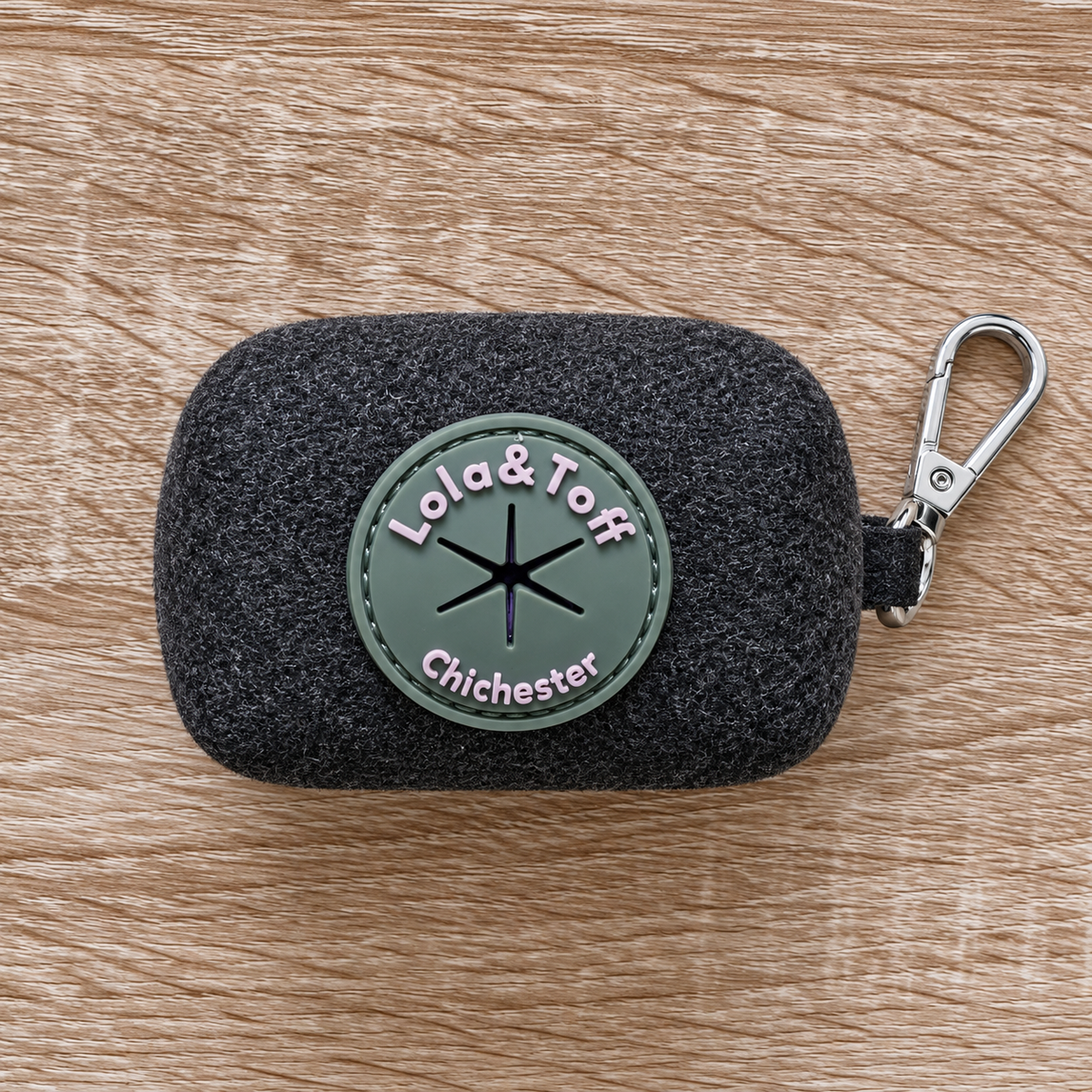 Goodwood Green Tweed - Dog Poop Bag Holder