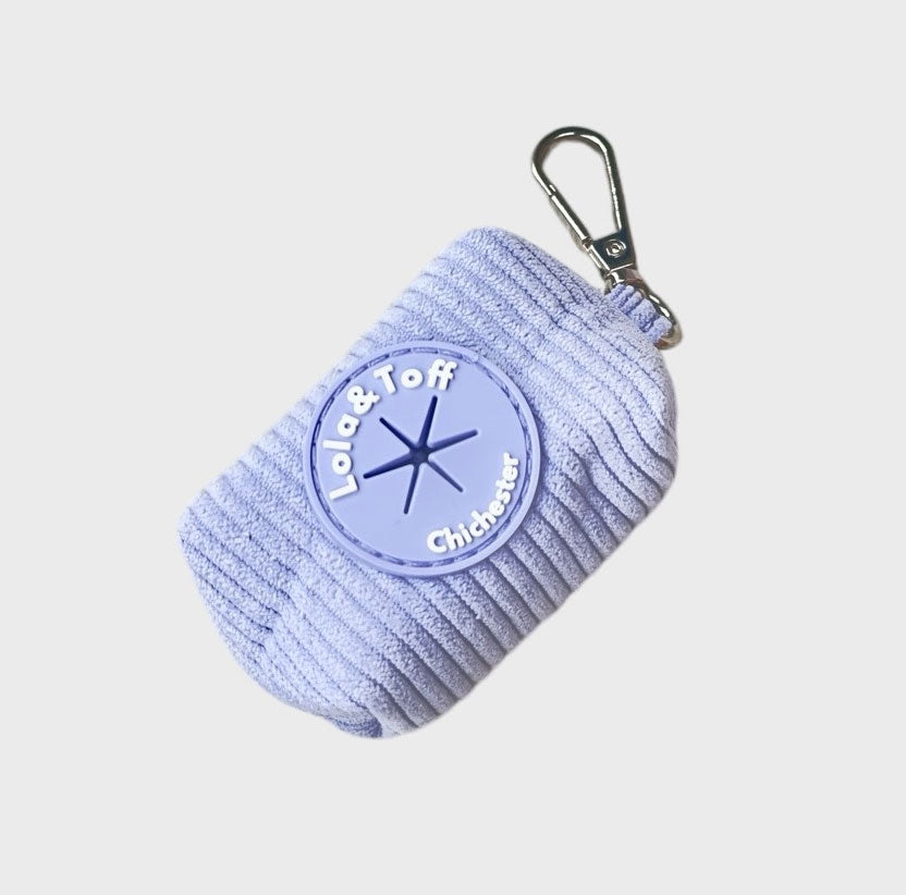 Light Lavender Corderoy - Poop Bag Holder