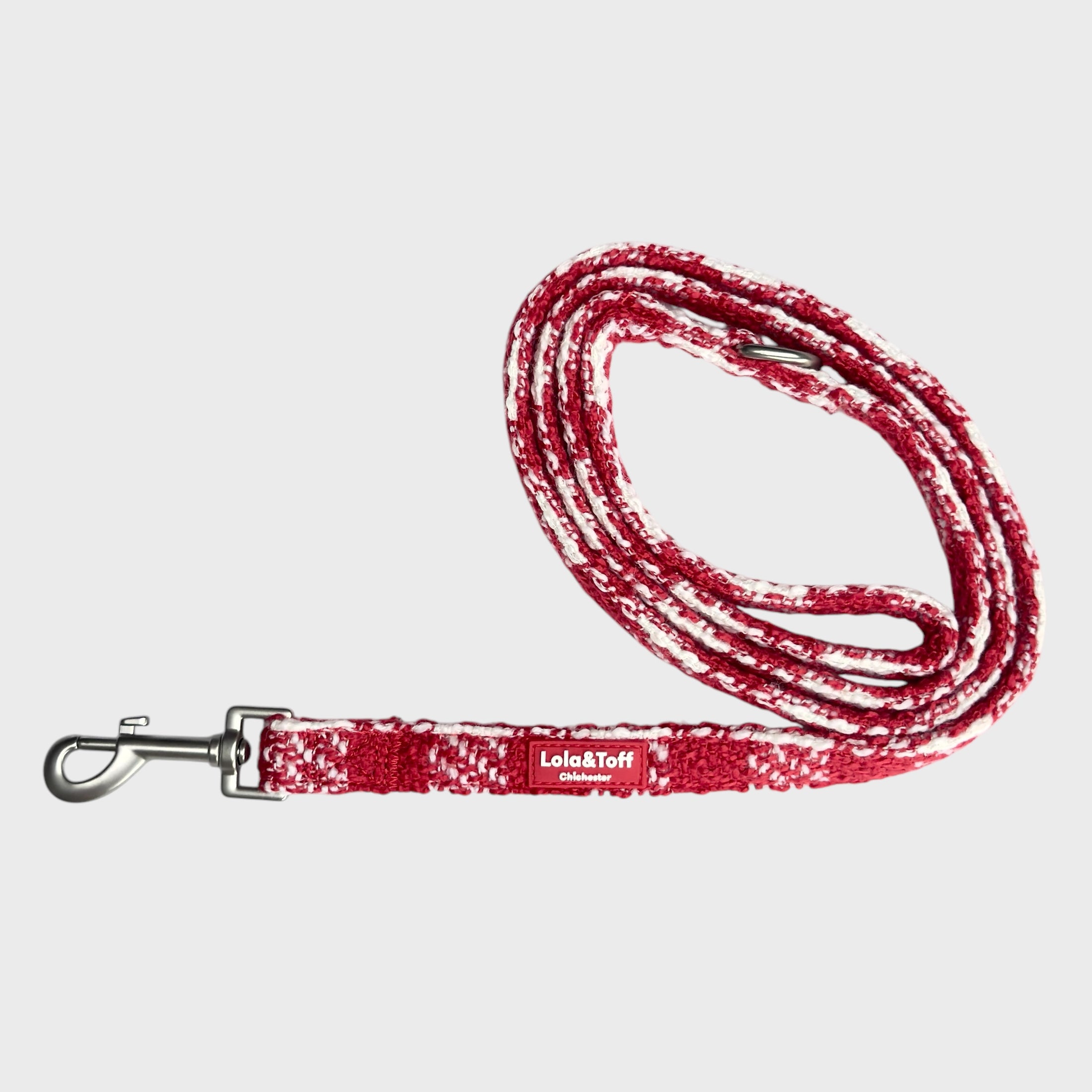 Red Rose Luxe Tweed - Lead