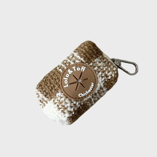 Latte Luxe Tweed - Poop Bag Holder