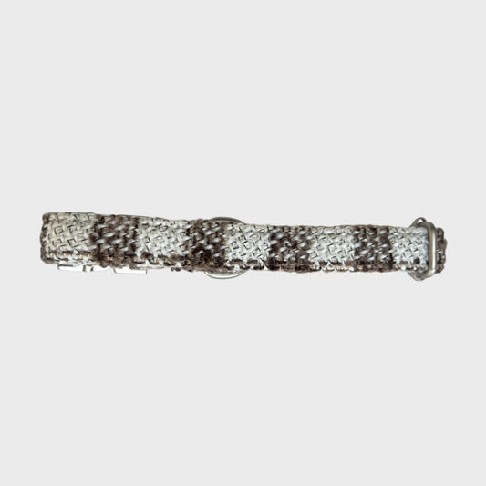 Pebbles Luxe Tweed Dog Collar