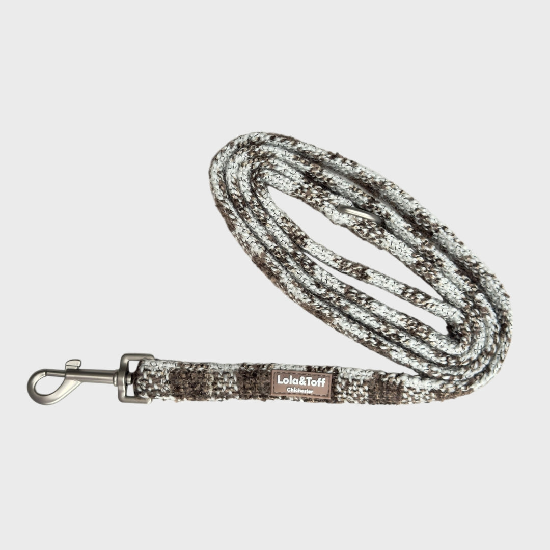 Pebbles Luxe Tweed Dog Lead