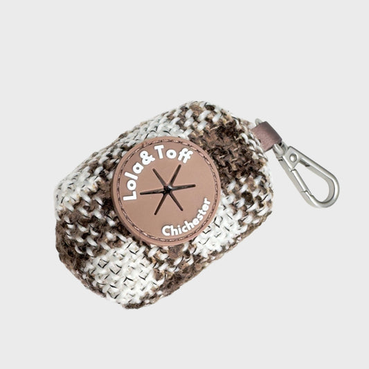 Pebbles Luxe Tweed Poop Bag Holder