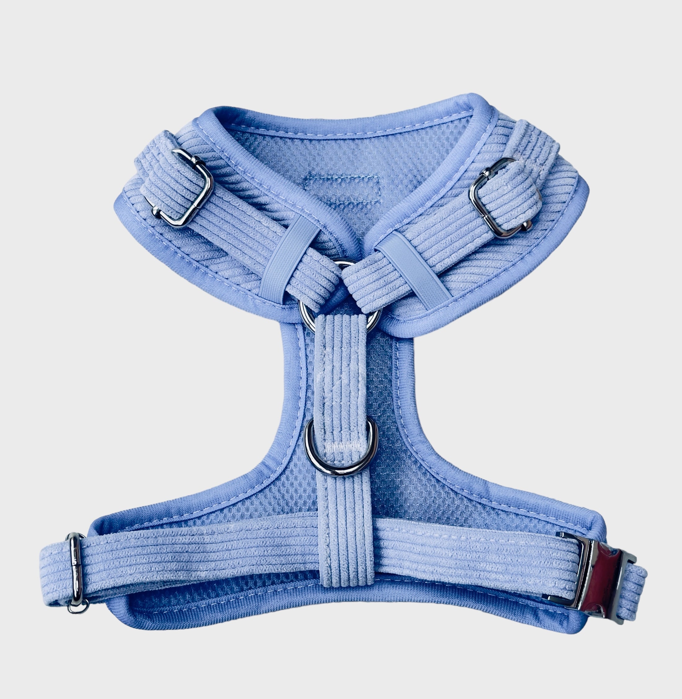 Light Lavender Corduroy - adjustable dog harness