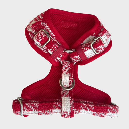 Poppy Luxe Tweed Dog Harness